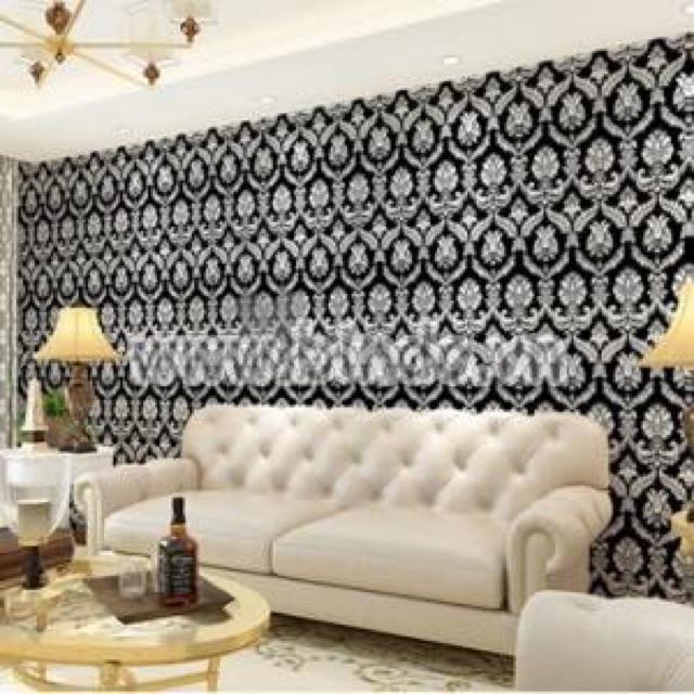 Decal cuộn họa tiết đen 5 mét