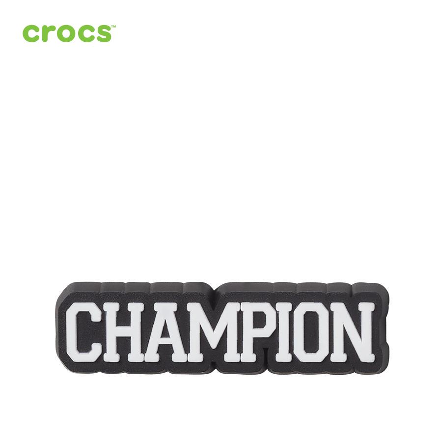 Huy hiệu jibbitz unisex Crocs JB Champion Sandal Backer