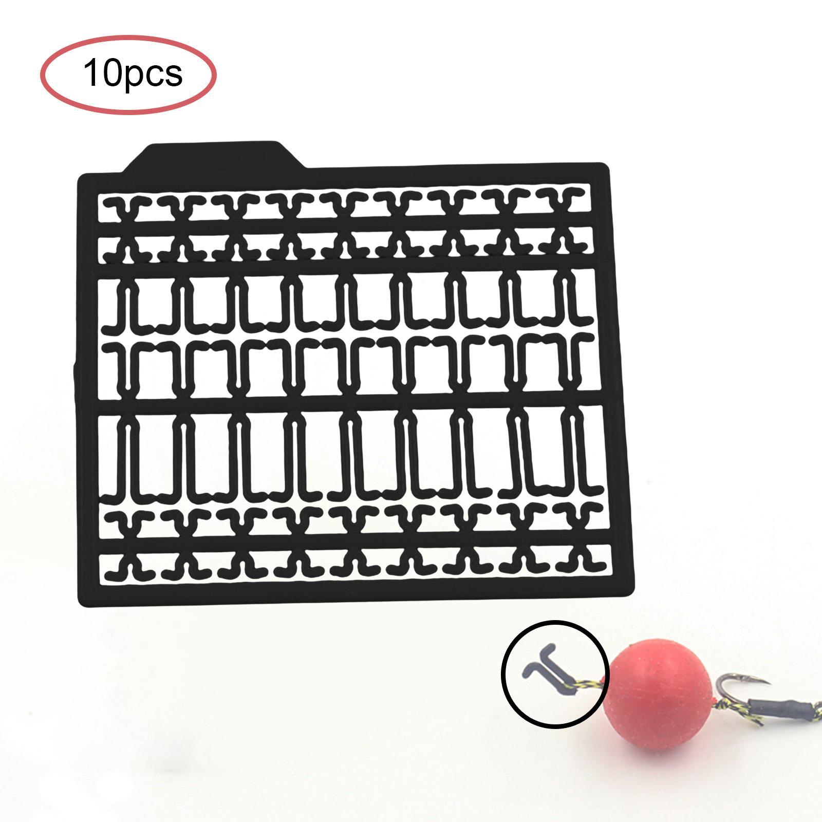 10Pcs Carp Fishing Stops, Catfish Boilies Stopper Fishing Hair Rig Stop