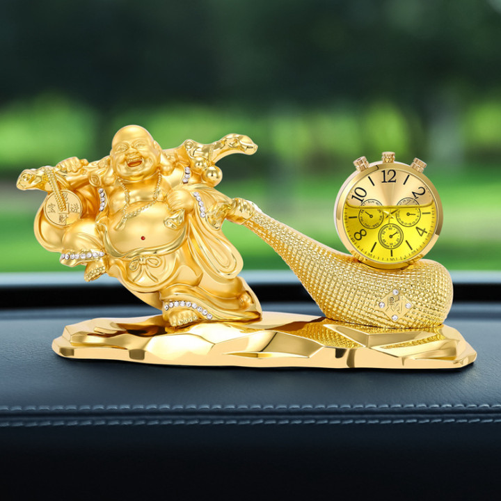 Tượng phật di lặc kéo bao tiền vàng trang trí bàn làm việc, phòng khách, ban thần tài, shop bán hàng AC6688
