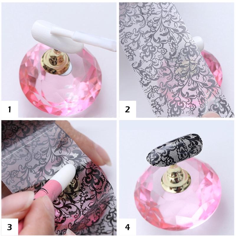 Set 10 tấm giấy foil dán móng tay nghệ thuật sành điệu
