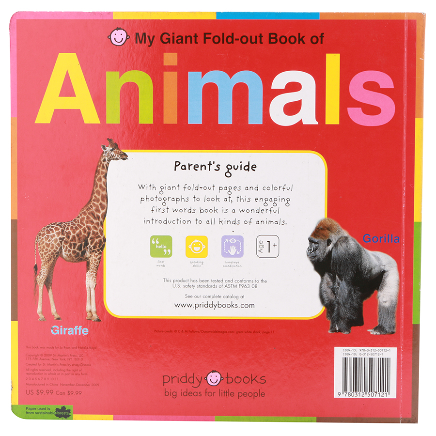 My Giant Fold-out Books Animals