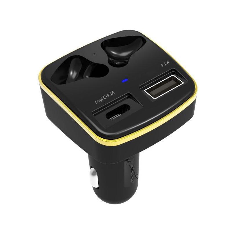 Bộ sạc tai nghe Bluetooth trên ô tô được ưu đãi nhất phù hợp với bộ sạc tai nghe Apple thế hệ 2 Bộ sạc trên ô tô USB type-c trên ô tô