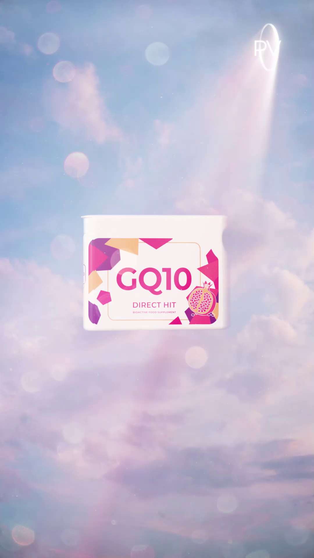 Thực Phẩm Sức Khỏe GQ10 Direct Hit - Công thức thanh xuân - PROJECT V - Hộp 60 Viên nang - Xuất xứ Pháp, Hàng Chính Hãng