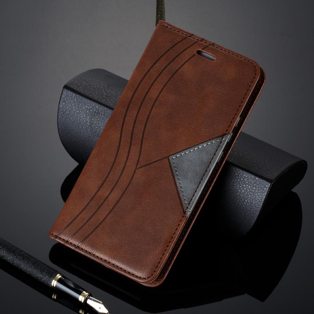 Ốp lưng da ví gập cho Apple iPhone 11 Pro Max iPhone X XS Max XR iPhone 8 Plus iPhone 7 Plus SE2