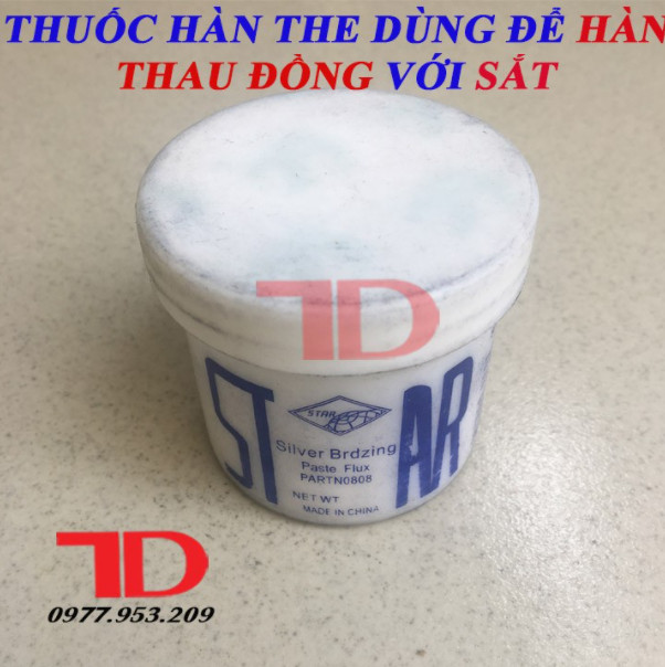 Bột hàn the dùng để hàn thau đồng với sắt