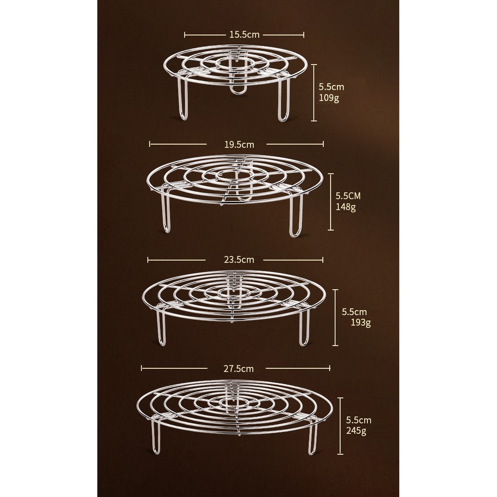 Vỉ hấp inox 304 - 27.5x5.5cm