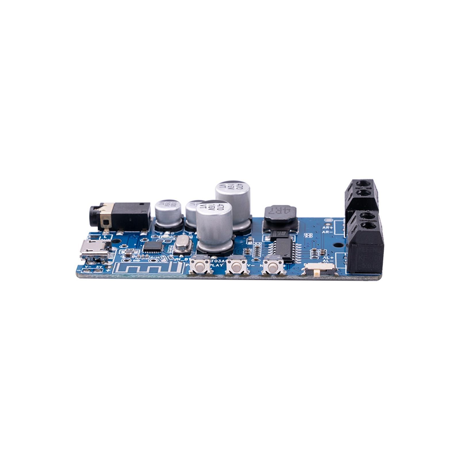 Bluetooth 5.0 Amplifier Board Mini 2x5W Easy Installation Stereo for