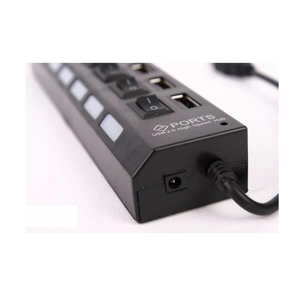 Hub USB 7 cổng có công tắc