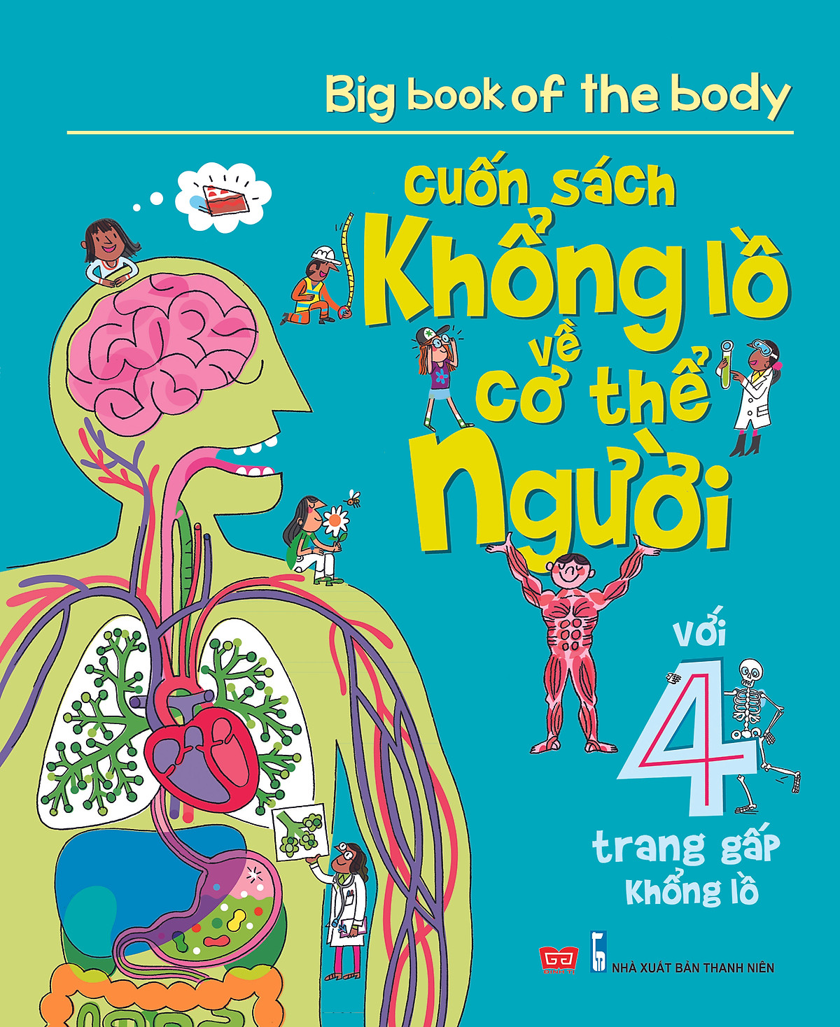 Combo 2 Cuốn: Big Book Of Big Animals – Cuốn Sách Khổng Lồ Về Các Loài Động Vật Khổng Lồ + Cuốn Sách Khổng Lồ Về Cơ Thể Người