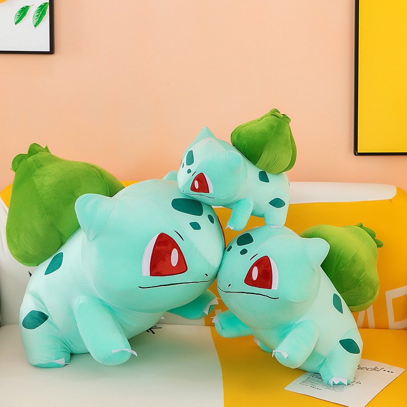 Gấu Bông Pokemon Ếch Kỳ Diệu Bulbasaur Siêu Hot (20cm---&gt;60cm) Hàng Xịn Cao Cấp Mịn Đẹp, An Toàn Cho Người Sử Dụng