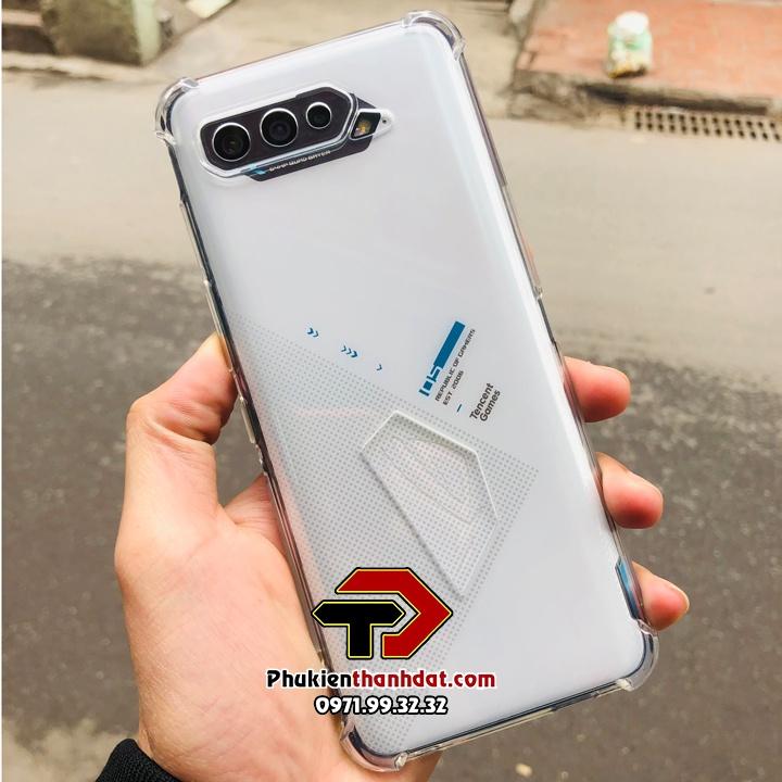 Ốp lưng dành cho ASUS ROG Phone 3, ROG Phone 5 trong suốt chống sốc