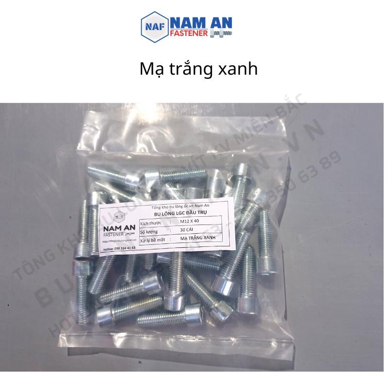 Ốc lục giác 12.9, kích thước M4, M5, M6, M8, M10, M12, M14, M16 Đen, Mạ, ốc lục giác chìm, lục giác chìm đầu trụ