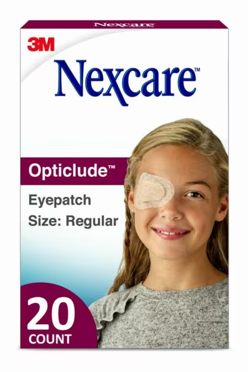 Combo 5 hộp băng dán mắt 3M Nexcare 1539 cho trẻ trên 4 tuổi