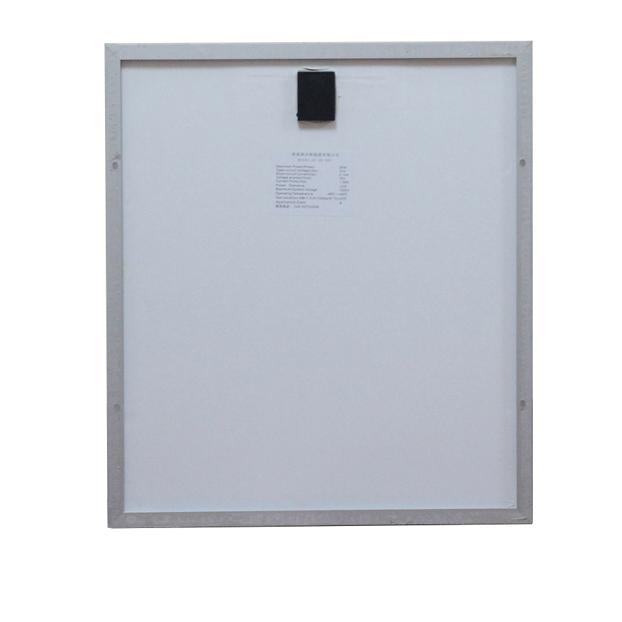 Tấm Pin Năng Lượng Mặt Trời 18V 35W Polysilicon (Khung Nhôm) - 518x457x17mm