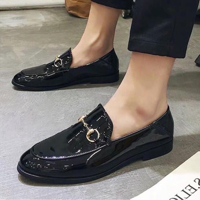 Giày Tây Da Bóng KHÔNG VẢI size 39 đến 43