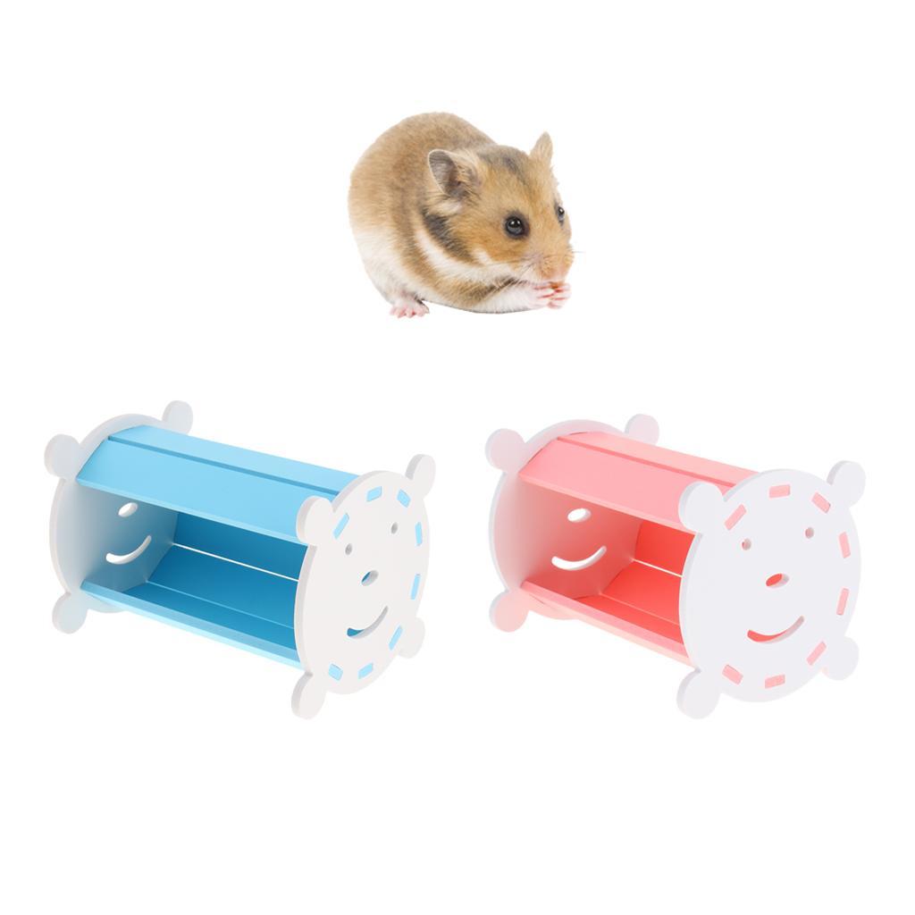 Small Animals Hamster Gerbil Colorful Tunnel House Nest Rest Bedroom