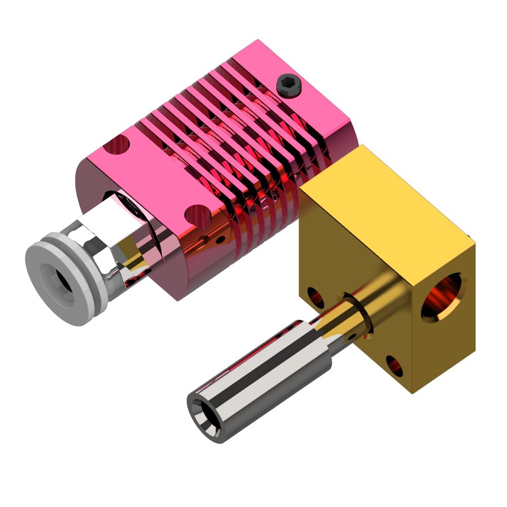 Bộ dụng cụ máy đùn MK8 đã lắp ráp Hotend cho Ender 3 5 6 CR-8/10 Máy in Vòi phun Aluminum Block Block Bộ máy in 3D Phụ kiện
