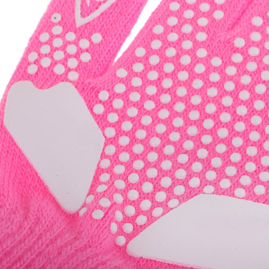 2x Anti-Slip Padded Winter Stretchy Gloves Glove for Age Above 12 Kids