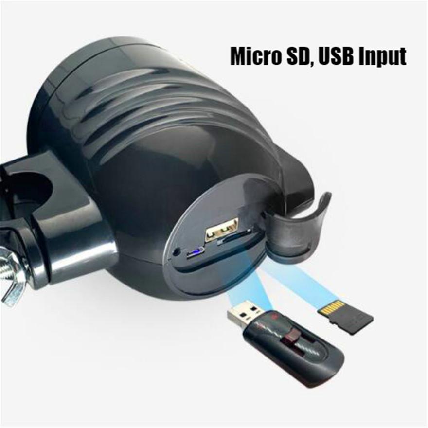 Loa Đi Xe Đạp Đi Xe Đạp Loa Chống Nước Hifi Radio Fm USB Xe Đạp Loa Soundbar Hộp Hệ Thống Âm Thanh Mini Loa Hoạt Động Color: Red Woofer Size/Full-Range Size: 1.5" Tweeter Size: None