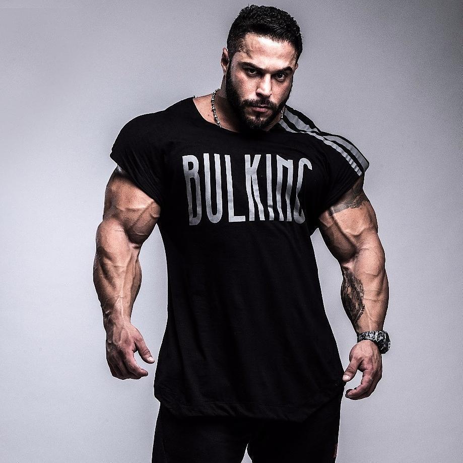 Áo nửa cộc tay nam BULKING BKG XXX không may viền