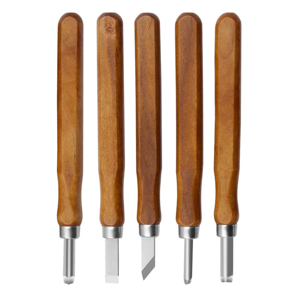 5pcs Woodworking Carving Tools Set Kit Durable Chisels