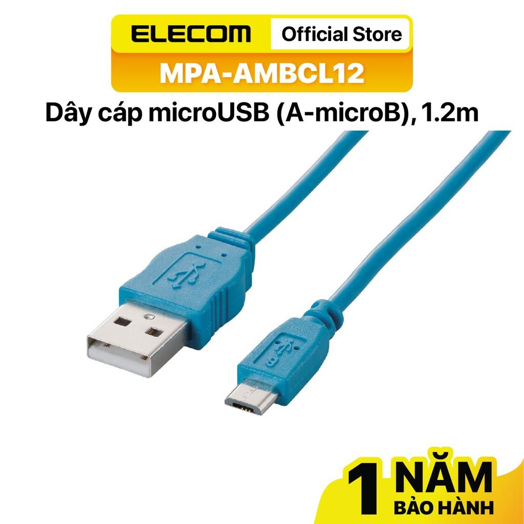 DÂY CÁP MICRO USB ELECOM MPA-AMBCL12 HÀNG CHÍNH HÃNG - HÀNG CHÍNH HÃNG