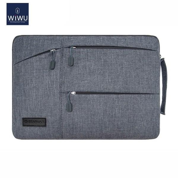 Túi Chống Sốc Wiwu Pocket Sleeve Dành Cho Laptop, Ultrabook Chất Liệu Vải Cao Cấp Canvas Và NyLon - Hàng Chính Hãng