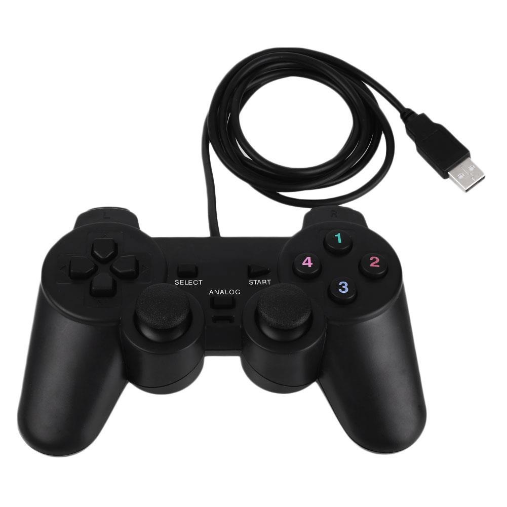 Tay cầm chơi game cao cấp cực nhạy kiểu dáng Playstation giá rẻ gắn cổng USB trên PC - miếng lót chuột