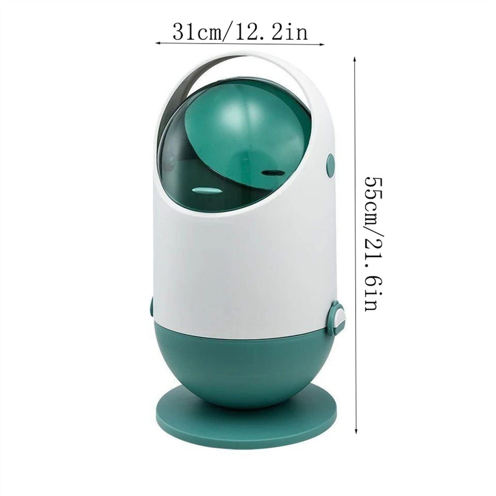 Thùng rác gia đình dễ thương Space Capsule Shaped Trash Can 20L