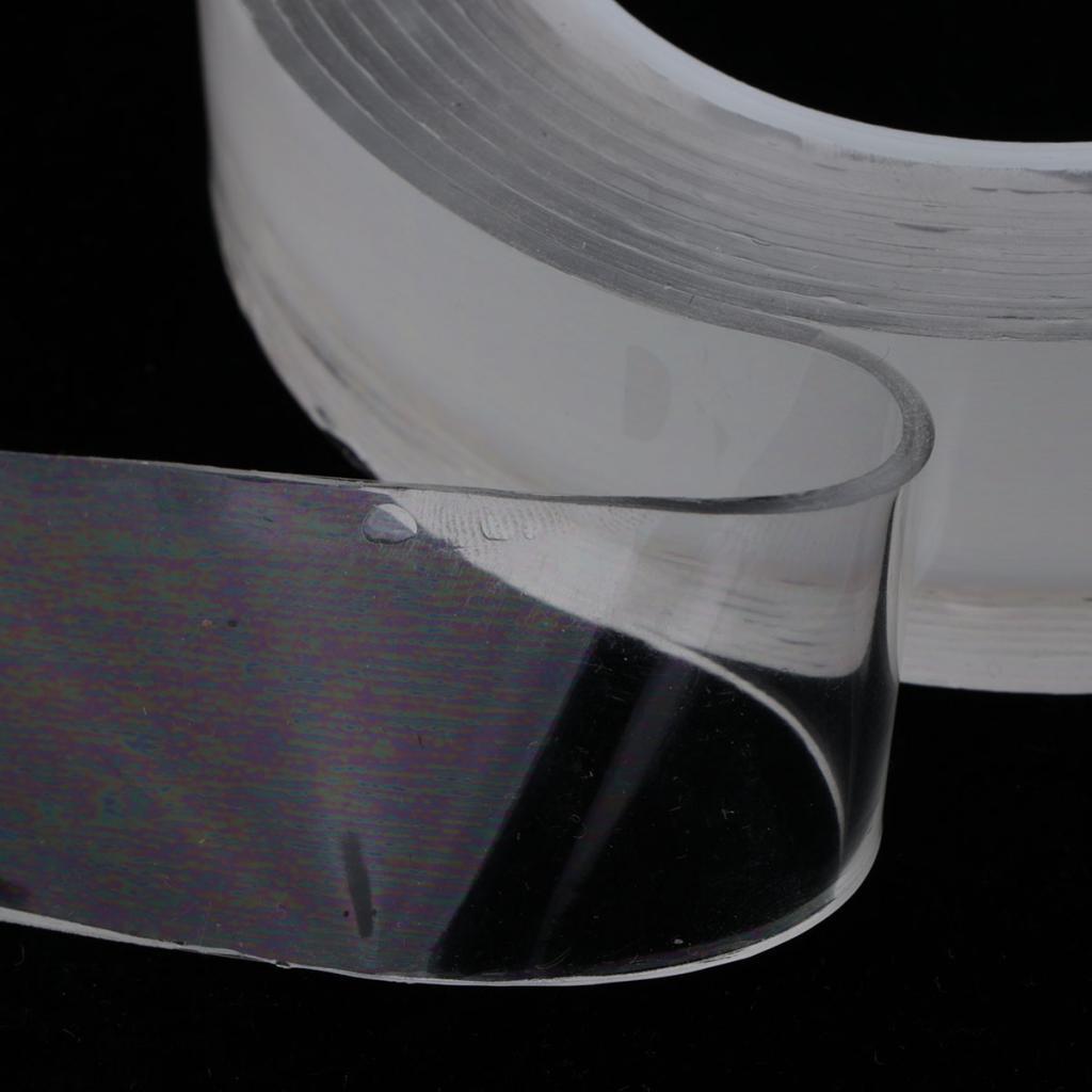 1/2/3/5M Double-Sided Adhesive Tape Traceless 1/2mm Gel Tape for Kitchen