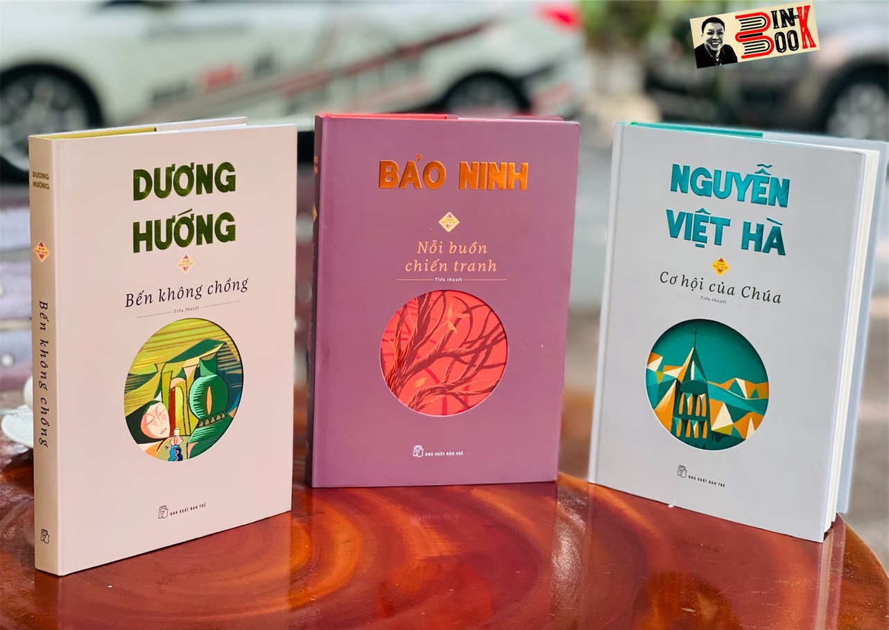 Hình ảnh (Combo 3 cuốn) (Ấn bản đặc biệt 2022 – bìa cứng in 500c) BẾN KHÔNG CHỒNG - Dương Hướng; NỖI BUỒN CHIẾN TRANH – Bảo Ninh; CƠ HỘI CỦA CHÚA – Nguyễn Việt Hà – NXB Trẻ