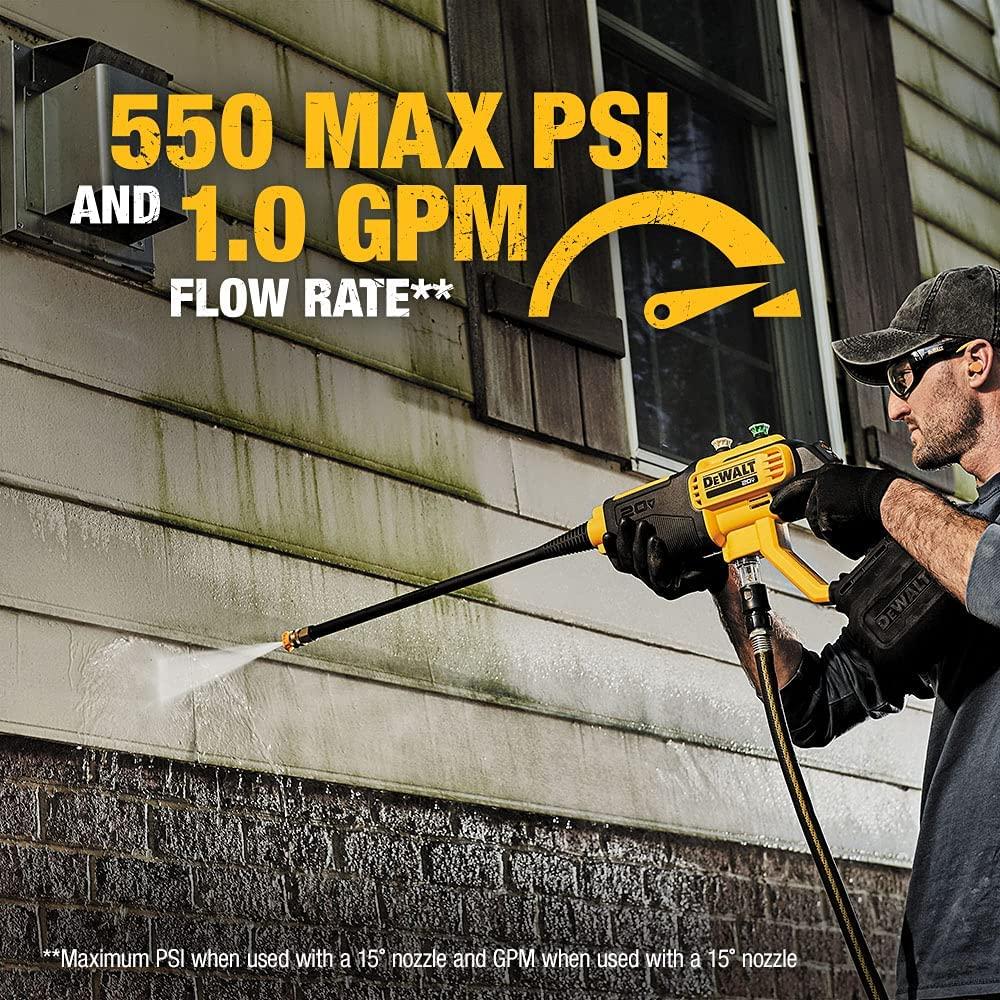 MÁY PHUN XỊT NƯỚC 20V DEWALT DCPW550B - HÀNG CHÍNH HÃNG