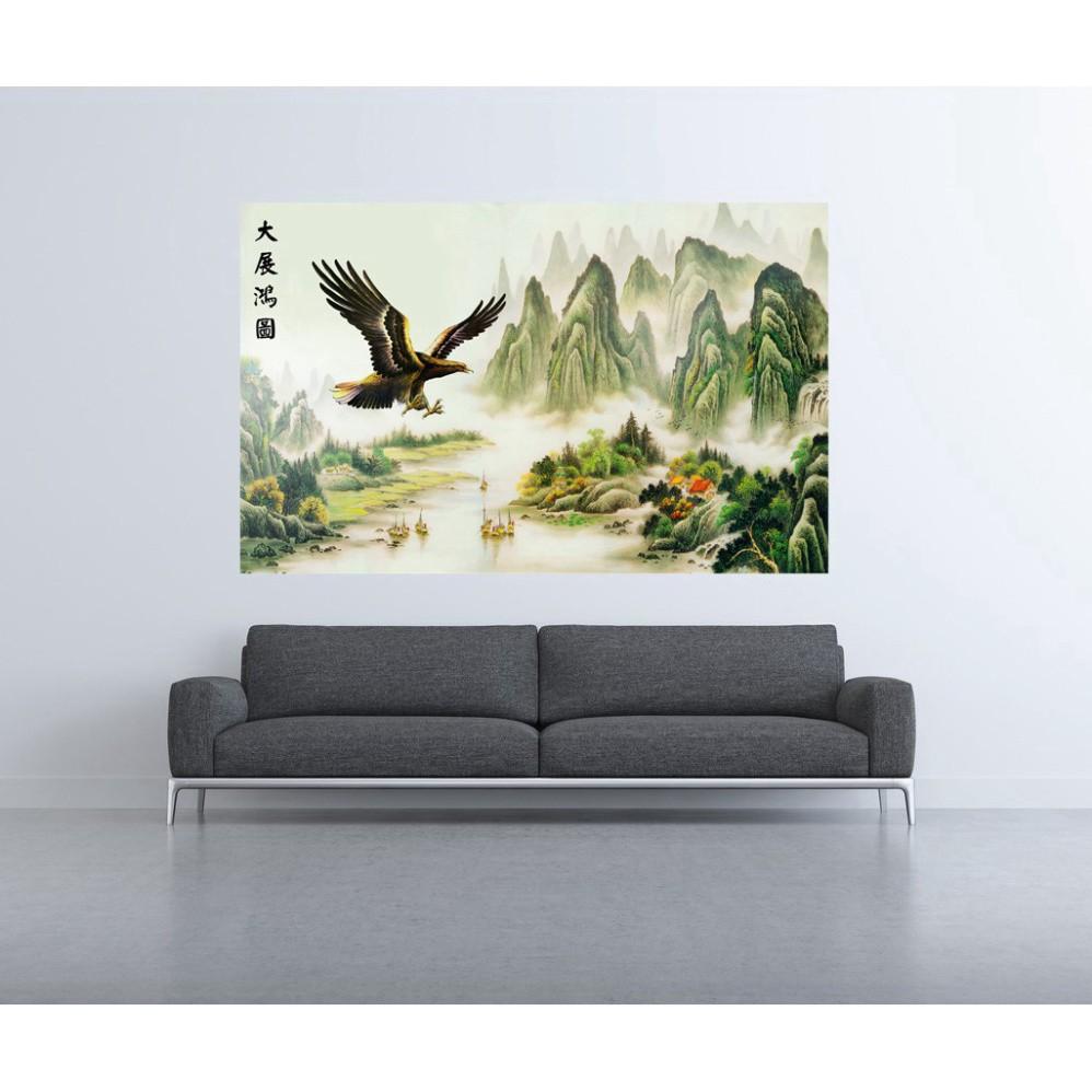 Tranh dán tường Đại bàng tung cánh LunaTM-0124