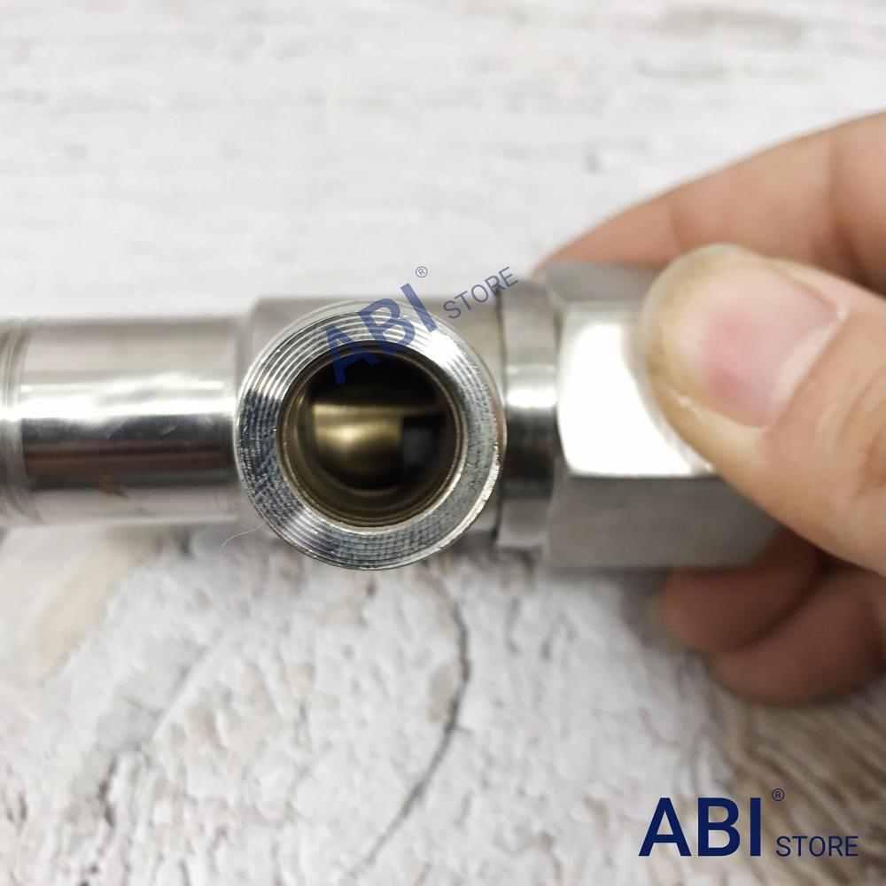 VAN TÊ CẦU VAN T CHIA NƯỚC BỒN CẦU TÊ CHỮ THẬP INOX 304 HÀNG ĐẸP