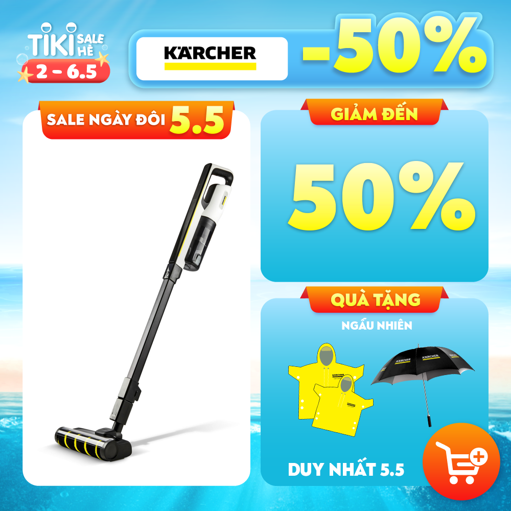 Máy Hút Bụi Cầm Tay Karcher VC 4s - Hàng Chính Hãng