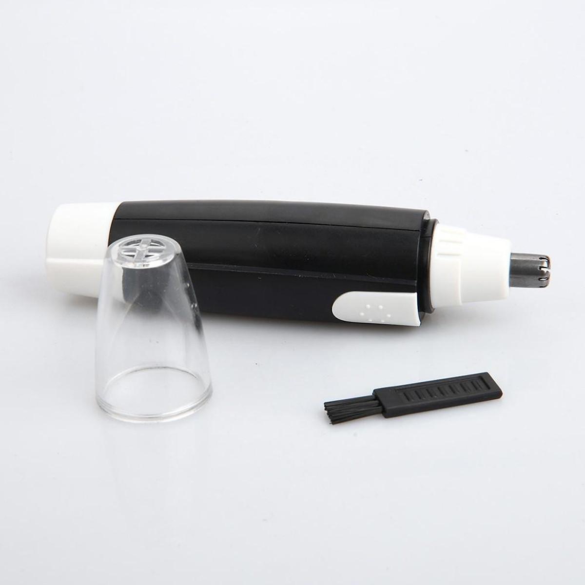 Máy Cắt Tỉa Lông Mũi Dùng Pin AA, Tông Đơ Cắt Lông Mũi Bằng Thép Không Gỉ An Toàn Cho Da, Tỉa Lông Dễ Dàng Nhanh Chóng