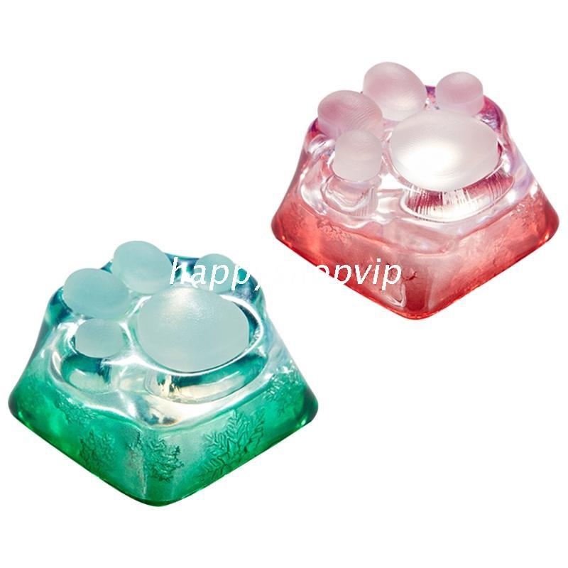 HSV 3D Resin -Cat Paws Color Pad Mechanical Keyboard KeyCaps for Cherry MX Switches