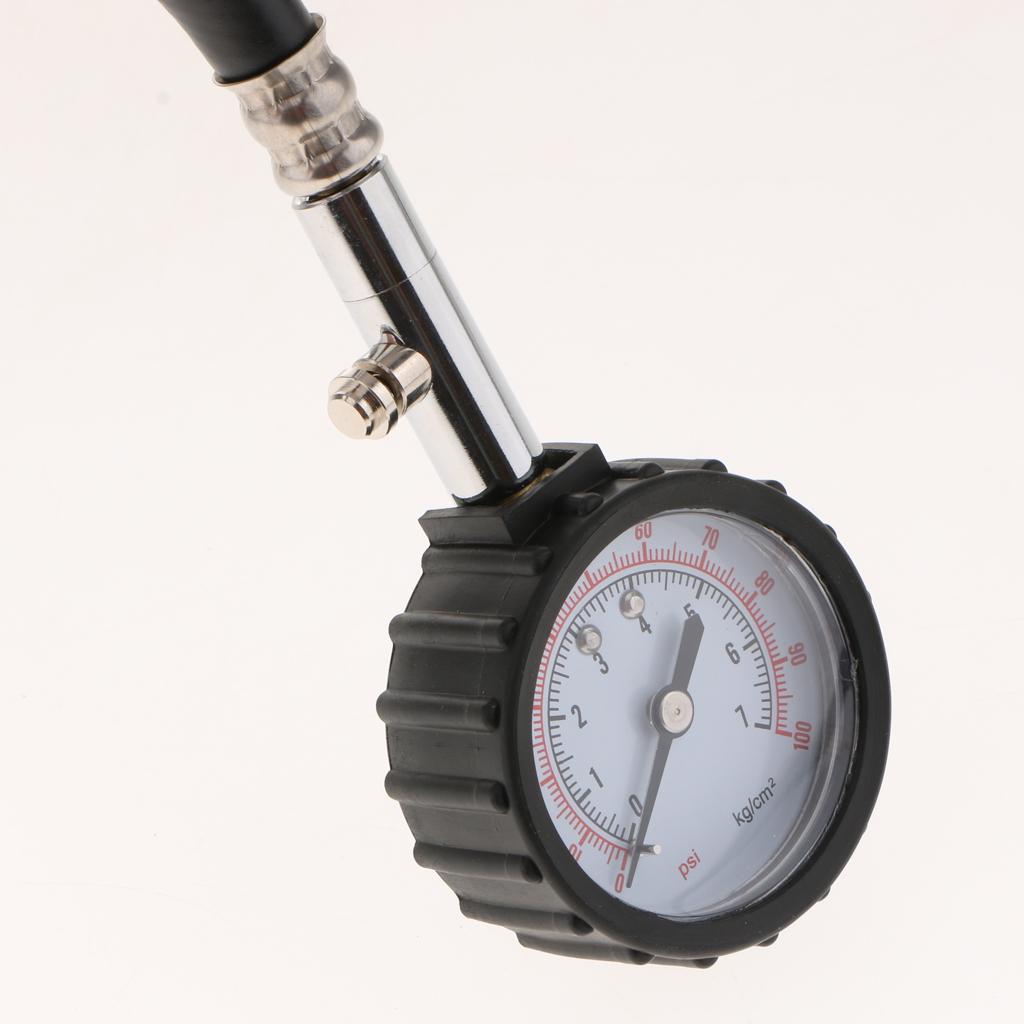 0-100 PSI Car Automobile Tire Air Pressure Gauge Tire Dial Meter
