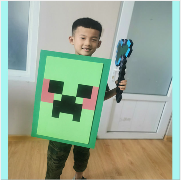 Khiên Minecraft hình creeper chính hãng