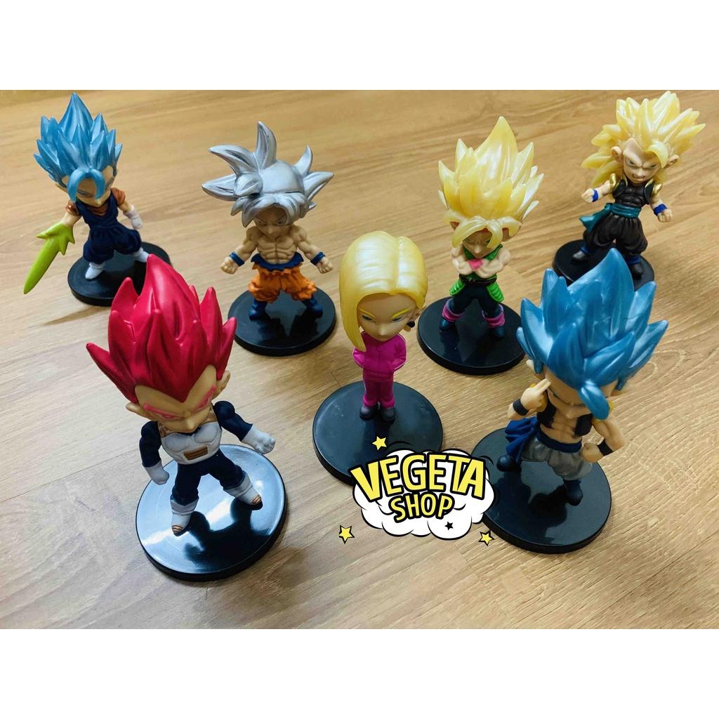 Mô hình Dragon Ball - Z Super WCF - Goku UI Ultra Instinct Vegeta Gogeta Vegeto Vegito Gohanks SSJ3 Android 18 Bardock