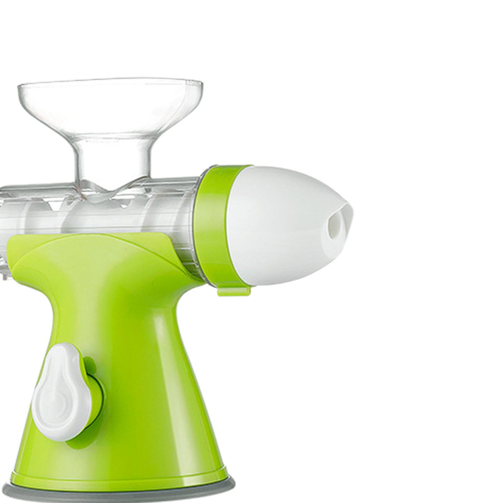 Manual Juicer Hand Cranked Juice Extractor Portable Easy to Clean Stable Multifunctional Cold Press Grinding Juicer Machine