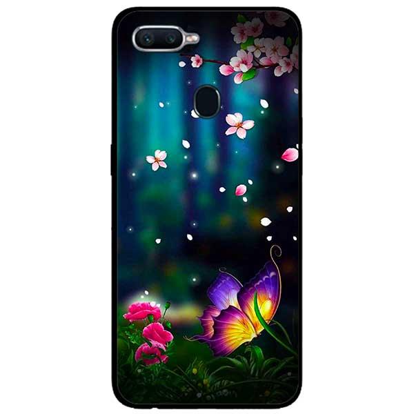 Ốp lưng dành cho Oppo A7 / A5s / A12 / F9 / Bướm Anh Đào