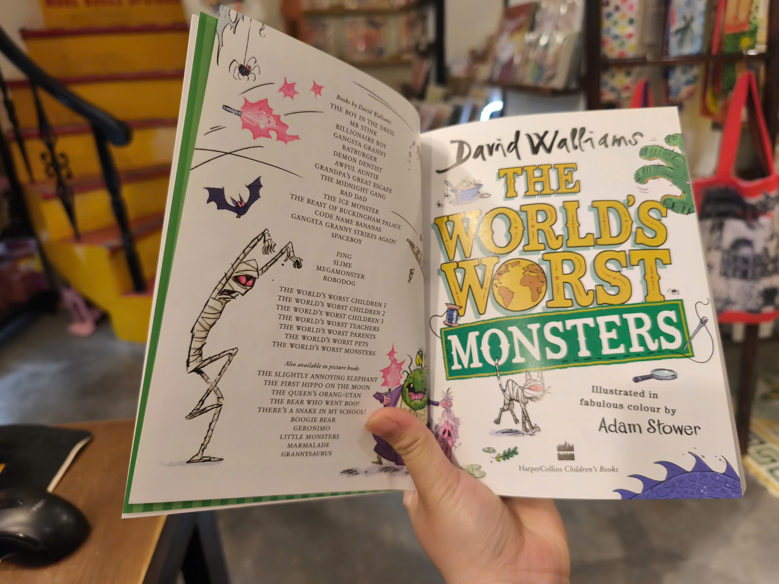 Sách - The World's Worst Monsters by David Walliams - Sách ngoại văn