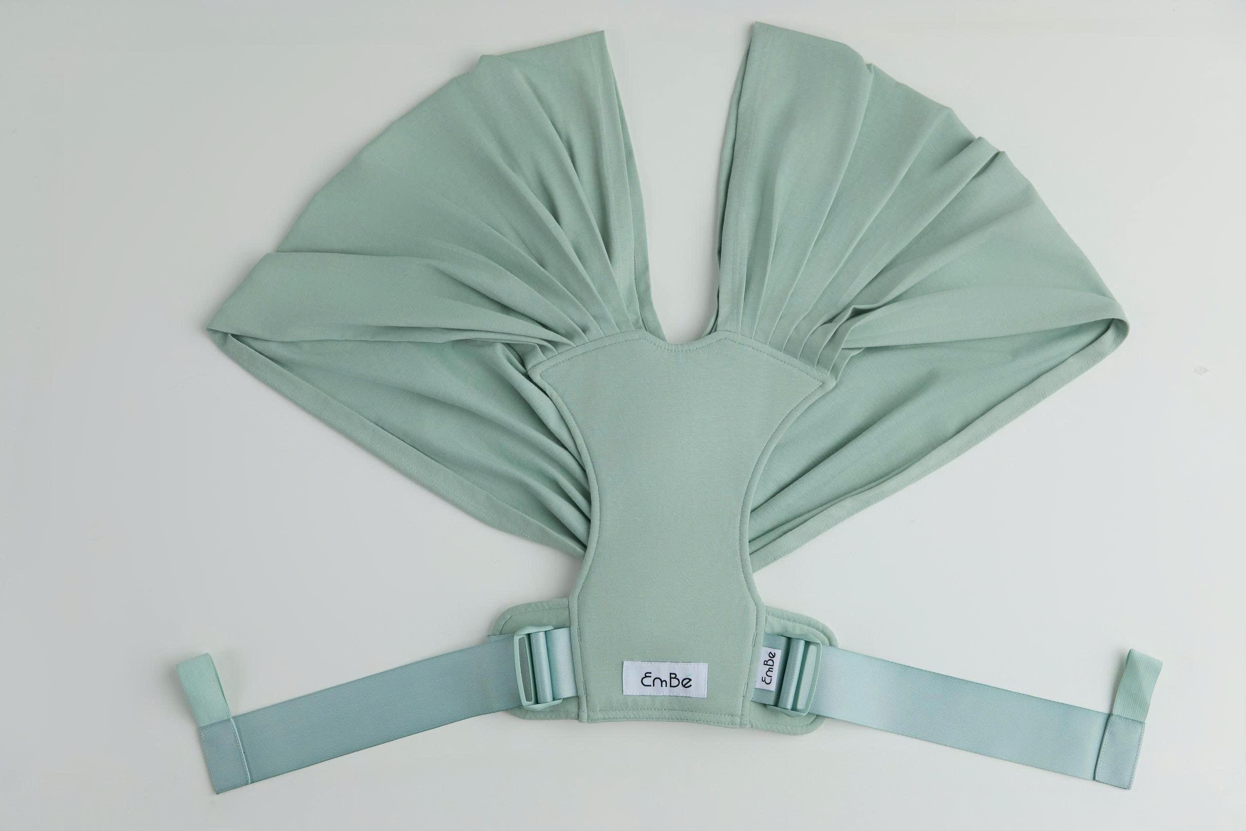 [THIẾT KẾ MỚI] Địu Vải EmBé Sling Cao Cấp Màu Olive Dành Cho Bé Sơ Sinh Từ 0 Đến 24 Tháng Tuổi