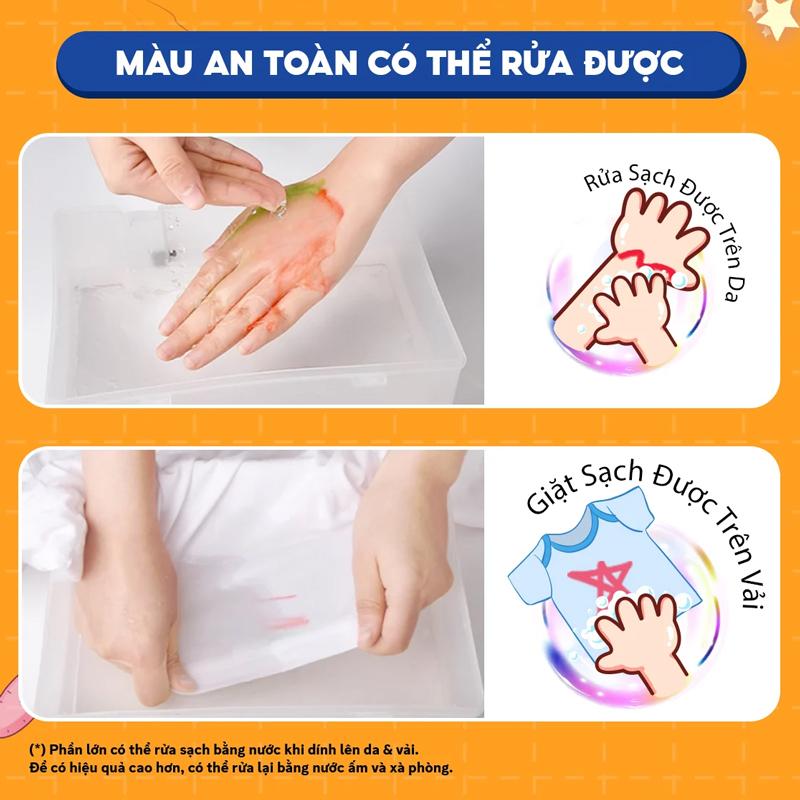 Hộp 12 Bút Lông Màu Ngòi Brush Rửa Được - Nhân Vật Akooland Thế Giới Học Cụ Thần Kỳ - Colorkit SWM-C010/AK