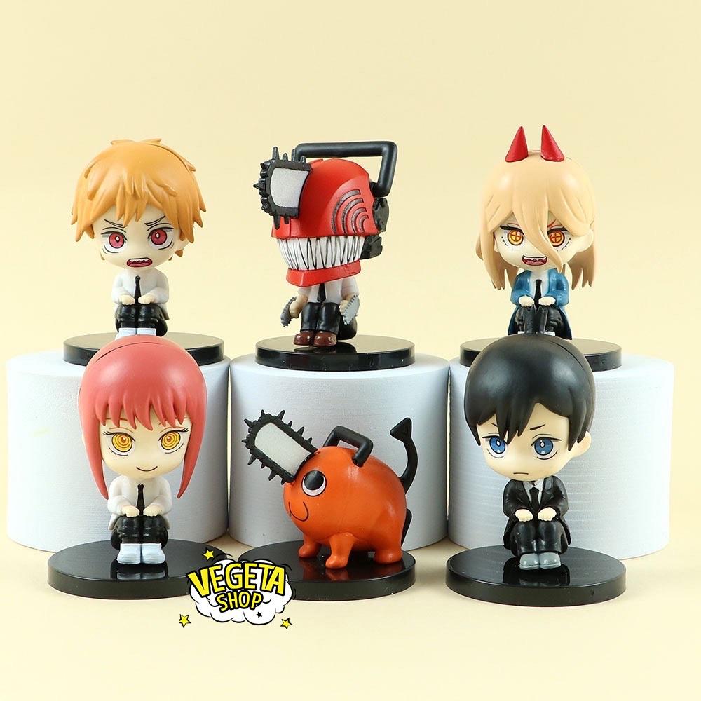 Mô hình Chainsaw Man - Denji Power Pochita Aki Hayakawa Makima Quỷ cưa Denji Quỷ máu Power - Cao khoảng 5,5~8,5cm
