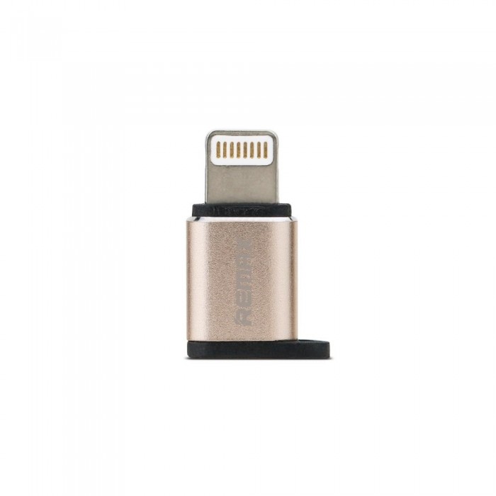 Đầu Chuyển Đổi Remax RA-USB2 Micro USB V8 to Lightning Apple IOS - Hàng Chính Hãng