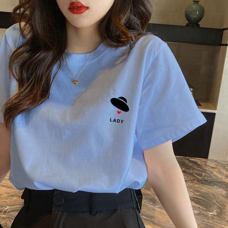 Áo thun nữ tay ngắn in hình logo đĩa bay siêu hót chất vải cotton T026