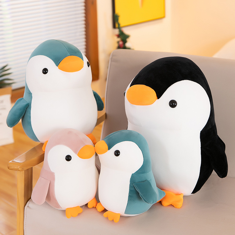 Gấu Bông Chim Cánh Cụt Mập Mềm Mịn Dễ Thương Mẫu Mới (25cm---&gt;45cm) Vải Miniso 4 Chiều Co Giãn Êm Ái, Hàng Cao Cấp An Toàn Cho Trẻ Nhỏ